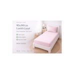 Madame Home Tek Kişilik pudra pembe Lastikli Çarşaf Takımı 90x190 cm + 20 cm Yükseklik %100 Pamuk