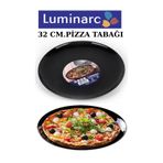 MADAME LUDA Luminarc-diwali-carine-arcopal-friend's Time (SİYAH) 32 Cm. 2 Adet (PİZZA) Tabağı.-yemek Takımı.