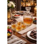 MADAME LUDA Premium Viski Bardağı-Kadehi/Karaf Sürahi Takımı-Seti.(6 BARDAK+1 KARAF ŞİŞE) 7 Parça Viski Seti.