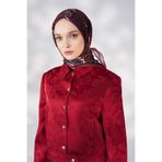 Madame Polo Daisy Allure Desen Eşarp - Bordo