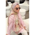 Madame Polo Kübra Kuş Prestige Vintage Desen Şal - Renkli
