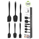 madamev 6'lı Silikon Spatula Fırça Seti Pratik Yemek Hazırlık Gereçleri Kaşık Bıçak Spatula Servis Seti