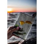 madamev A5 Black Soft Bottle Motivasyon Su Matarası Notebook Taşınabilir Sporcu Suluk Su Şişesi 350ML