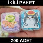 Madamina 2 Li Paket 200 Yaprak Parfümlü Eriyen Mini Kağıt Sabun Öğrenci Çocuk Okul Dezenfektan El Sabunu