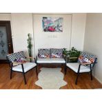 Madaminci Butik Balkon Bahçe Mobilyası Mider Kılıfı 55/60 Ölçülerinde 4 Adet Oturum 4 Adet Sırt