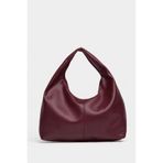 Madamra Bordo Kadın Shopper Omuz Çantası – Yumuşak Form Vintage Model