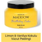 Maddow Cosmetics Body Scrub Limon & Vanilya Kokulu Nemlendirici Besleyici Vücut Peelingi