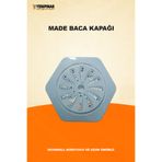 MADE Baca Kapağı Cam Menfezi Beyaz Renk | Havalandırma Amaçlı, Dayanıklı ve Pratik