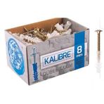 Made Kalibre 8 mm 100 Adet Vida Dübel Takımı