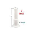MADE Petek Boru Gizleme - Boru Gizleyici Beyaz 6 Adet