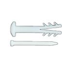 Made Plastik Çivili Dübel 7 Mm - 1 Pk 500 Adet