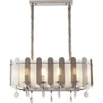 Madera 80'lik Krom Füme Camlı Kristal Taşlı Avize - 10