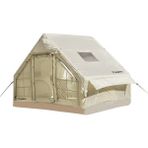 Madfox Bigless Glamping Şişme Çadır 4-8 Kişilik Pamuklu Malzeme Baca Çıkışlı Nefes Alabilir Özellik - Bej