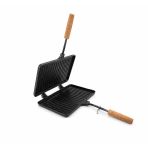 Madfox Grillpress Granit Döküm Çift Taraflı Tost & Izgara Tavası
