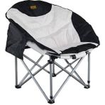 Madfox Moonchair Deluxe Katlanır Kamp Sandalyesi Siyahgri - Gri - Siyah