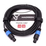 Madison Speakon Jack 10 Metre - Siyah Hoparlör Kablosu