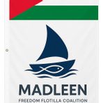 Madleen Gemisi Bayrağı 100X150 cm – Dayanışma ve Özgürlük Sembolü – Filistin Destek Bayrağı