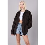 Madmext 1562 Kahverengi Oversize Gömlek Ceket