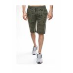 Madmext 2408 Haki Pano Baskılı Erkek Kapri