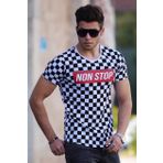 Madmext 2621 Beyaz Erkek T-shirt
