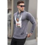 Madmext 2780 Gri Erkek Sweatshirt