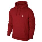 Madmext 2815 Bordo Kapşonlu Çizgili Erkek Sweatshirt