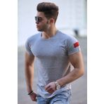 Madmext 2883 Gri Erkek T-shirt