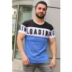 Madmext 2974 Sax Mavi Polo Erkek T-Shirt