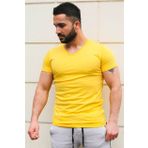 Madmext 3005 Sarı Erkek T-shirt