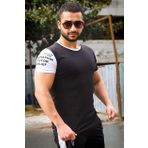 Madmext 4021 Siyah Erkek T-shirt