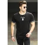 Madmext 4461 Siyah Erkek T-shirt
