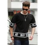 Madmext 4483 Siyah Erkek T-shirt