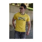 Madmext 4606 Sarı Erkek T-shirt
