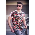 Madmext 4618 Kamuflaj Erkek T-shirt