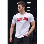 Madmext 4630 Beyaz Erkek T-shirt