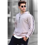 Madmext 4721 Bej Erkek Sweatshirt