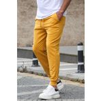 Madmext 4821 Sarı Paçası Lastikli Erkek Eşofman