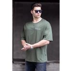 Madmext 4968 Haki Erkek Tişört