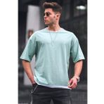 Madmext 4978 Yeşil Erkek T-shirt