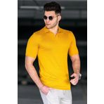 Madmext 5074 Hardal Erkek T-shirt