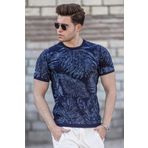 Madmext 5113 Lacivert Erkek T-shirt