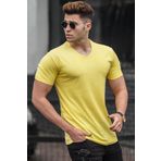 Madmext 5281 Sarı Erkek T-shirt