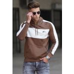 Madmext 5290 Kahverengi Kapüşonlu Sweatshirt