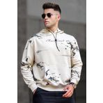 Madmext 5291 Bej Erkek Sweatshirt