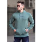 Madmext 5304 Haki Baskılı Erkek Sweatshirt