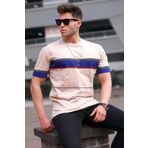 Madmext 5372 Bej Erkek T-shirt