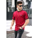 Madmext 5374 Bordo Erkek T-Shirt
