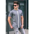 Madmext 5378 Baskılı Füme T-shirt