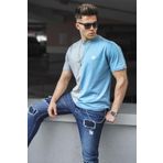 Madmext 5398 Erkek Baskılı Siyah T-shirt