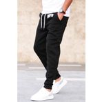 Madmext 5427 Siyah 3 İplik Şardonlu Erkek Eşofman